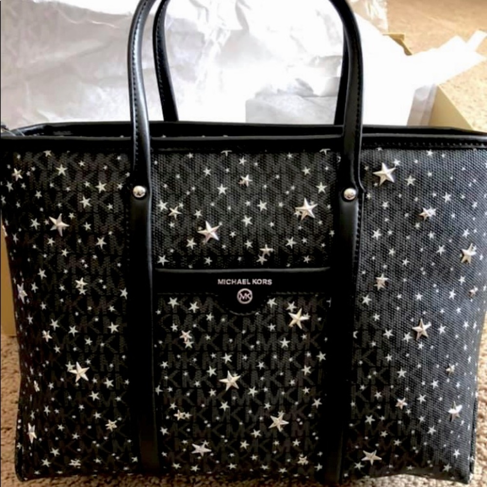 Michael Kors star print Beck tote